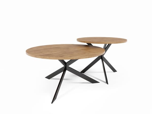 FURNLUX SOFFBORD LIBRE NATURLIGT TRÄ 75CM