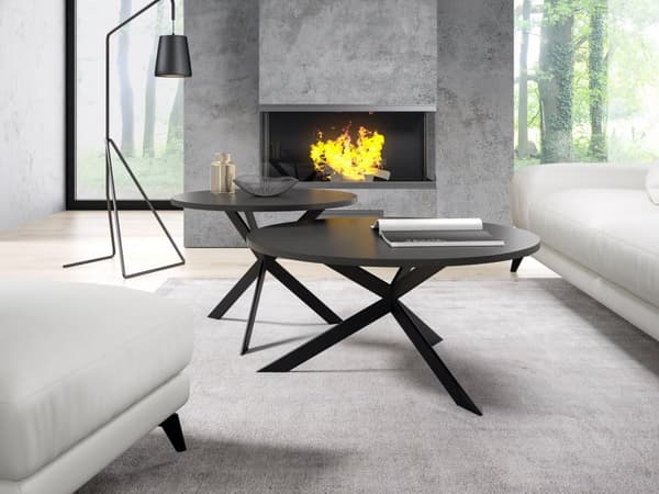 FURNLUX SOHVAPÖYTÄ LIBRE MUSTA 75CM
