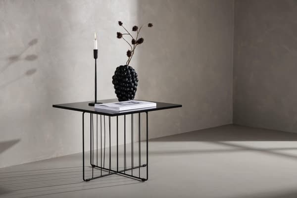 FURNLUX SOHVAPÖYTÄ DAYTON MUSTA 60CM