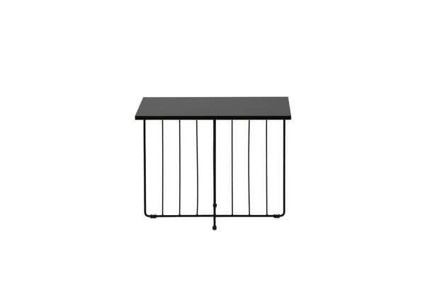 FURNLUX SOHVAPÖYTÄ DAYTON MUSTA 60CM