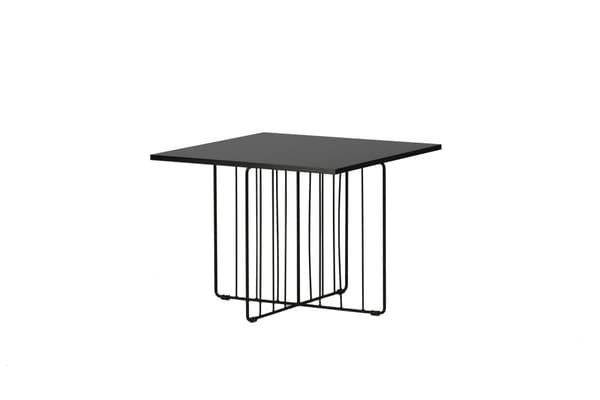 FURNLUX SOHVAPÖYTÄ DAYTON MUSTA 60CM