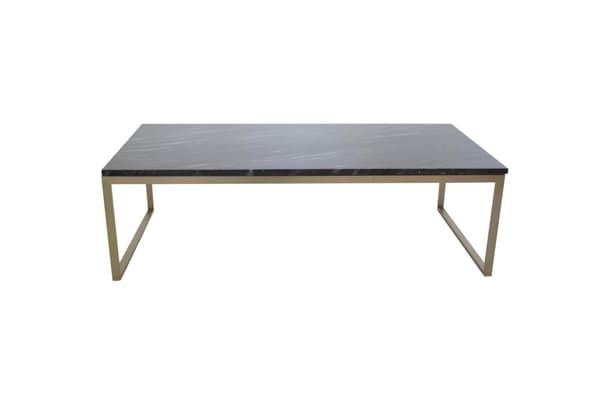 FURNLUX SOHVAPÖYTÄ ESTELLE MARMORI HARMAA & KULTA 60CM