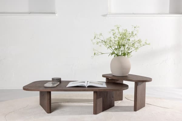 FURNLUX SOHVAPÖYTÄ GRONVIK PÄHKINÄ 45CM