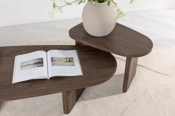FURNLUX SOHVAPÖYTÄ GRONVIK PÄHKINÄ 45CM