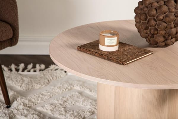 FURNLUX SOHVAPÖYTÄ OLIVIA OAK 80CM