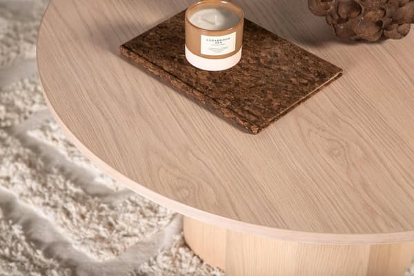 FURNLUX SOHVAPÖYTÄ OLIVIA OAK 80CM