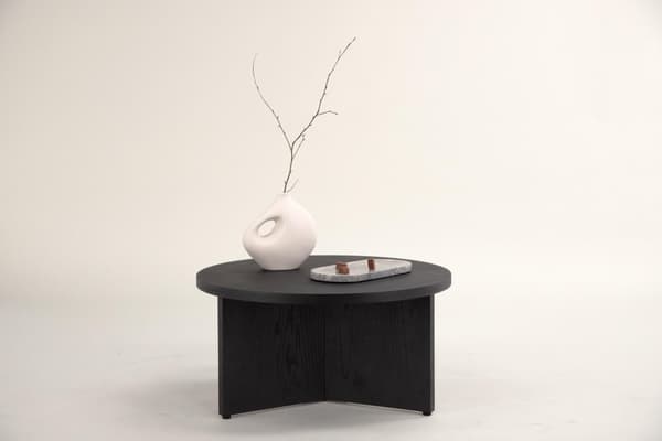 FURNLUX SOHVAPÖYTÄ SALTO MUSTA 85CM