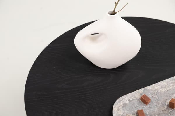 FURNLUX SOHVAPÖYTÄ SALTO MUSTA 85CM