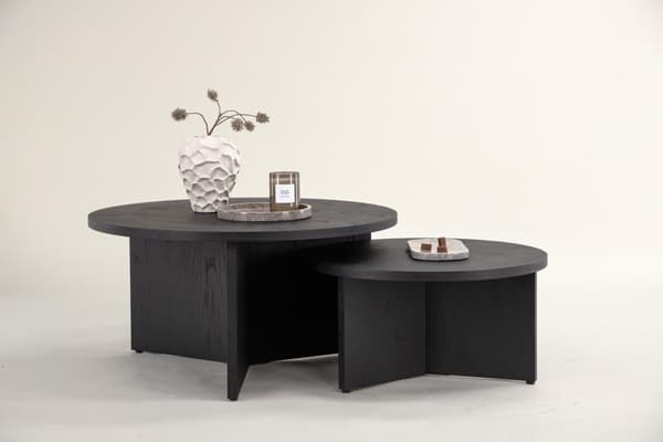 FURNLUX SOHVAPÖYTÄ SALTO MUSTA 85CM
