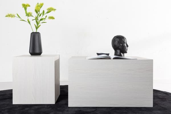 FURNLUX SOFFBORD YORK GRÅ 60CM