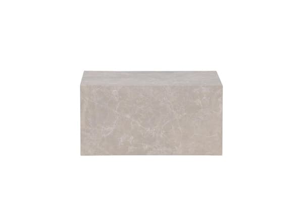 FURNLUX SOFABORD YORK MARMOR GRÅ 60CM