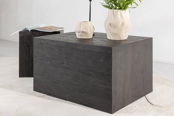 FURNLUX SOFFBORD YORK MÖRKBRUN 60CM