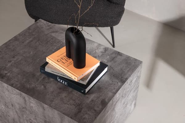 FURNLUX SOFABORD YORK MØRKEGRÅ 60CM