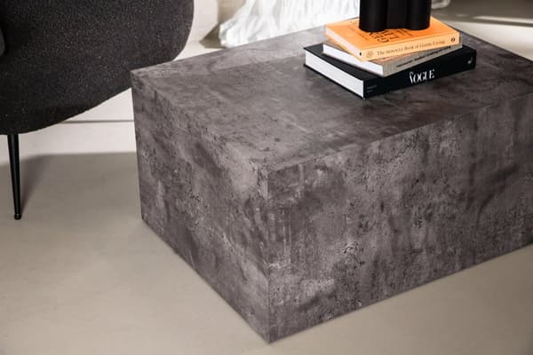 FURNLUX SOFABORD YORK MØRKEGRÅ 60CM