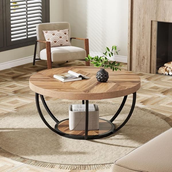 Tribesigns Soffbord - 80 x 80 x 45 cm - Modern Stil