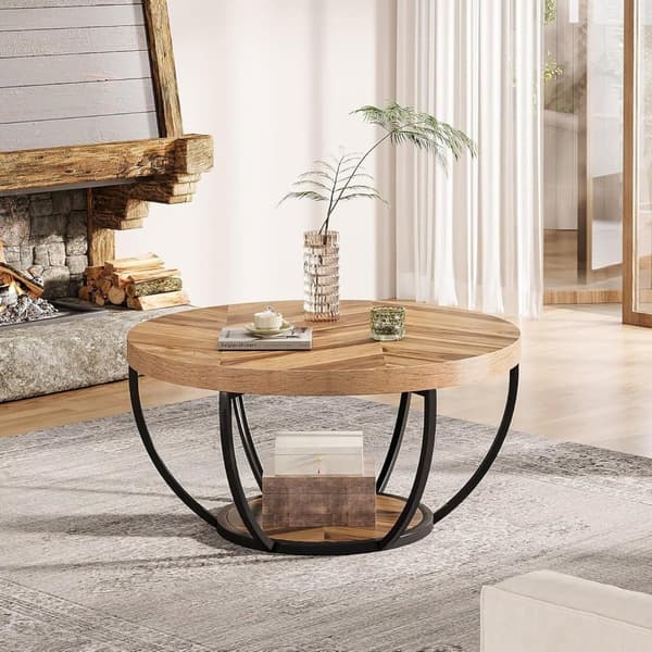 Tribesigns Soffbord - 80 x 80 x 45 cm - Modern Stil