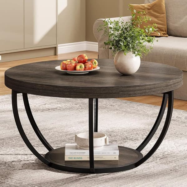 Tribesigns Soffbord - 80 x 80 x 45 cm - Modern Stil