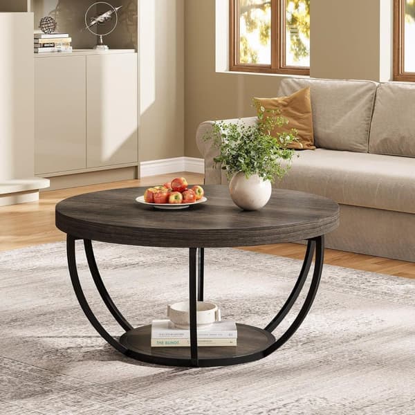 Tribesigns Soffbord - 80 x 80 x 45 cm - Modern Stil