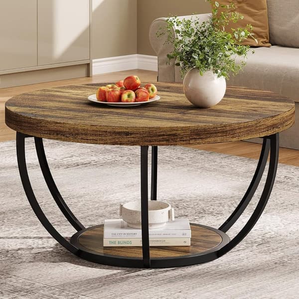 Tribesigns Soffbord - 80 x 80 x 45 cm - Modern Stil