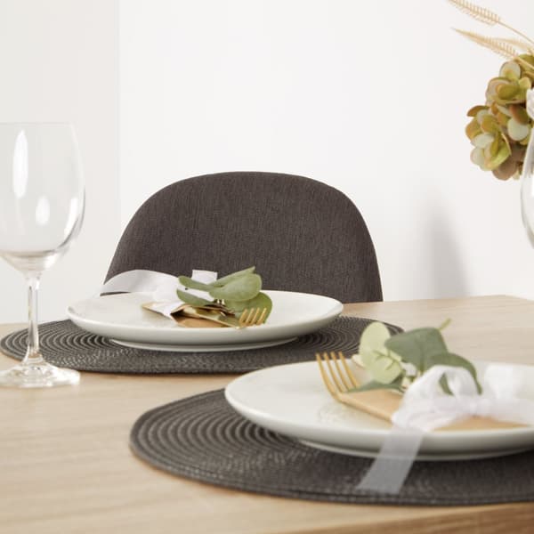 Matsalsbord Set, 80x80 cm, Antracit