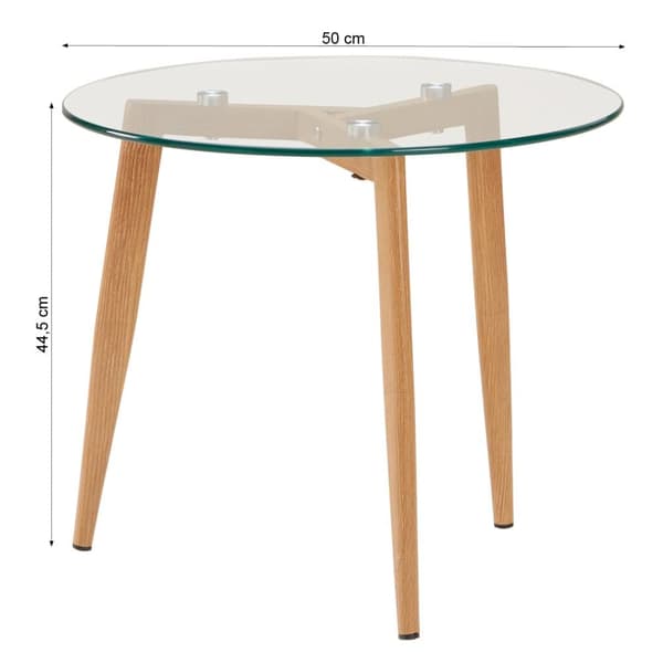 Kaffebordssæt, 50 cm x 44,5 cm, 40 cm x 40,5 cm, Brun