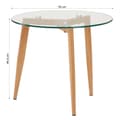 Miniatyrbillede 3 af 11: Kaffebordssæt, 50 cm x 44,5 cm, 40 cm x 40,5 cm, Brun