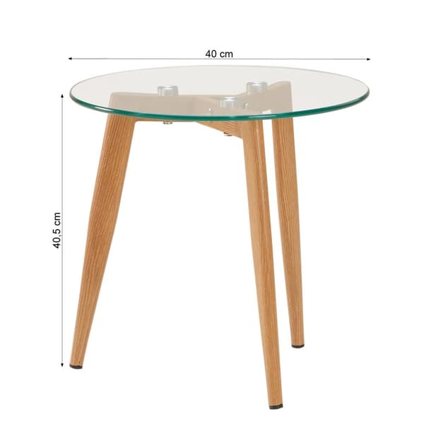 Kaffebordssæt, 50 cm x 44,5 cm, 40 cm x 40,5 cm, Brun