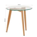 Miniatyrbillede 4 af 11: Kaffebordssæt, 50 cm x 44,5 cm, 40 cm x 40,5 cm, Brun