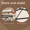 Miniatyrbillede 3 af 4: Rootz 2 -stykke sofabord sæt - sideborde - Accentborde - Rumbesparende design - 50 cm x 40 cm & 40 cm x 36 cm