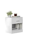 Miniatyrbillede 1 af 5: ROOTZ 2 Sæt Bedstabel - Sidebord - Natbord - Rumbesparende design - 28,1 cm x 39,1 cm x 41,1 cm