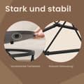 Miniatyrbild 3 av 4: Rootz 2 Set Round soffbord - vardagsrumsbord - sidobord - Stylisk design - 50 cm x 40 cm & 40 cm x 36 cm