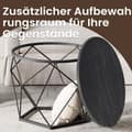 Miniatyrbild 4 av 4: Rootz 2 Set Round soffbord - vardagsrumsbord - sidobord - Stylisk design - 50 cm x 40 cm & 40 cm x 36 cm