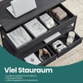 Miniatyrbild 5 av 5: Rootz soffbord - vardagsrumsbord - höjdjusterbar bordsskiva - rymdbesparande - 50 x 100 x 48-63 cm - Anthracite grått bläck svart