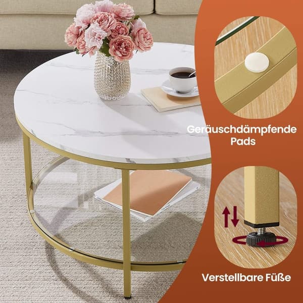 Rootz soffbord - vardagsrumsbord - sofatisk - hållbar och stilfullt - 80 cm d x 46 cm h