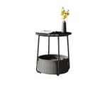 Miniatyrbillede 1 af 5: Rootz Round Side Bord - Sofabord - Lille bord - Rumbesparende design - 45 cm D x 50 cm H