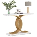 Miniatyrbild 7 av 7: Tribesigns Konsolbord, Sidobord, Smalt Avlastningsbord, Soffbord Hallmöbler, 100 x 30 x 80 cm