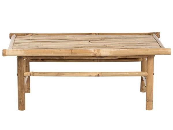 Puutarhapöytä bambupuuta 80 x 45 cm vaalea TODI Lumarko!