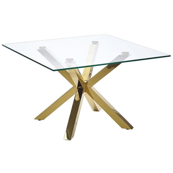 Sofabord glas guld STARLIGHT Lumarko!