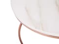 Miniatyrbillede 3 af 6: Sofabord med beige/kobber marmorlook CORAL Lumarko!