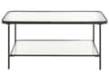 Miniatyrbild 6 av 10: Soffbord med hyllplan, glas, svart, BLAIR Lumarko!