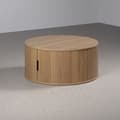 Miniatyrbillede 4 af 6: Soffbord - Runt - MDF - Ek - Essential - Diameter 80 cm Höjd 36 cm - RONIN