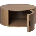 Miniatyrbillede 6 af 6: Soffbord - Runt - MDF - Ek - Essential - Diameter 80 cm Höjd 36 cm - RONIN