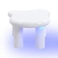Miniatyrbild 6 av 11: Vit Couchtisch i Cloud-Form - MDF med 16-färgad LED-belysning & Förvaring