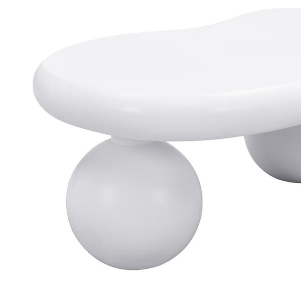 White Cloud sofabord med LED-belysning – 16 farver, stilfuldt til stuer og børneværelser