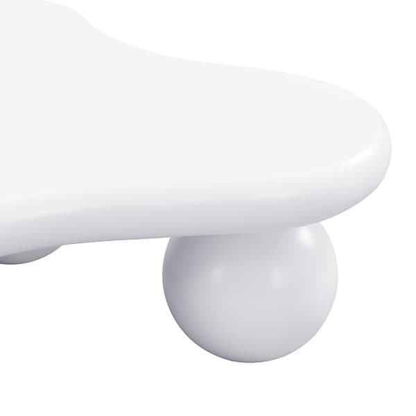 White Cloud sofabord med LED-belysning – 16 farver, stilfuldt til stuer og børneværelser