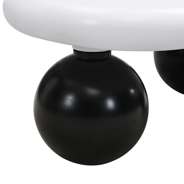 Cloud Style sofabord med LED-belysning – 16 farver, Cloud-formet design, runde ben, stilfuldt til stue og børneværelse