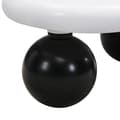 Miniatyrbillede 10 af 11: Cloud Style sofabord med LED-belysning – 16 farver, Cloud-formet design, runde ben, stilfuldt til stue og børneværelse