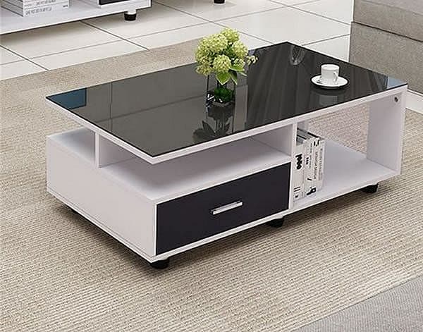 Sofabord Eleanor sort-hvid | CDON