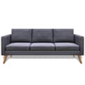 Miniatyrbillede 6 af 10: vidaXL sofasæt 2-pers. og 3-pers. sofa stof mørkegrå