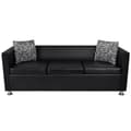 Miniatyrbillede 3 af 6: vidaXL sofa 3-pers. kunstlæder sort
